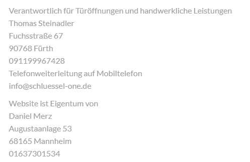 um uns vor spam zu schützenhaben wir das impressum als grafik- und sounddateien angegeben.